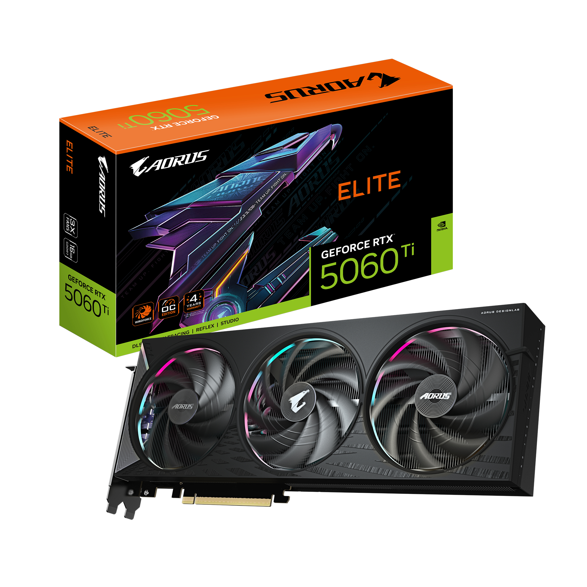 GIGABYTE AORUS GeForce RTX 5060 Ti ELITE 16G …