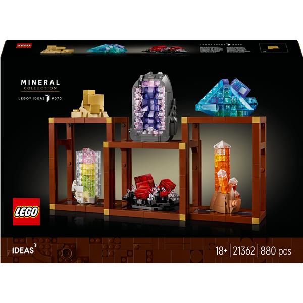 LEGO IDEAS COLLEZIONI DI MINIRALI MODELLINO DA ESPOSIZIONE …