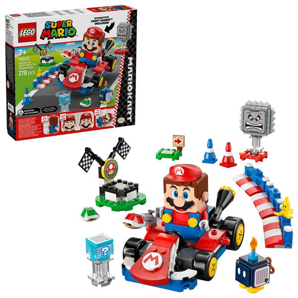 LEGO MARIO KART INTERATTIVO E KART STANDARD PERCORSO …