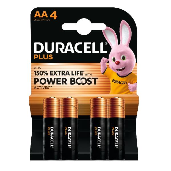 DURACELL PLUS POWERBOOST BATTERIE ALCALINE STILO AA BLISTER …