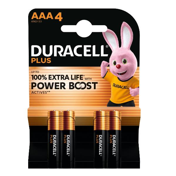 DURACELL PLUS POWERBOOST BATTERIE ALCALINE MINISTILO AAA CONF …