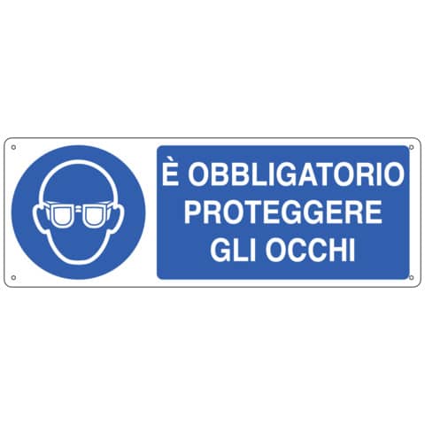 Cartello segnalatore - 35x12,5 cm - E' OBBLIGATORIO …