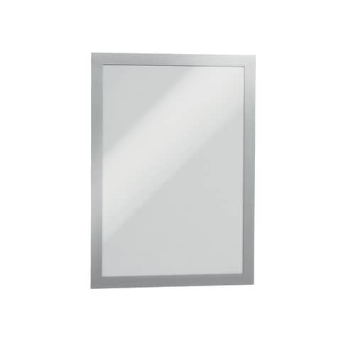 Conf.10 Cornici adesive DuraframeÂ® A4 21x29,7cm argento Durable