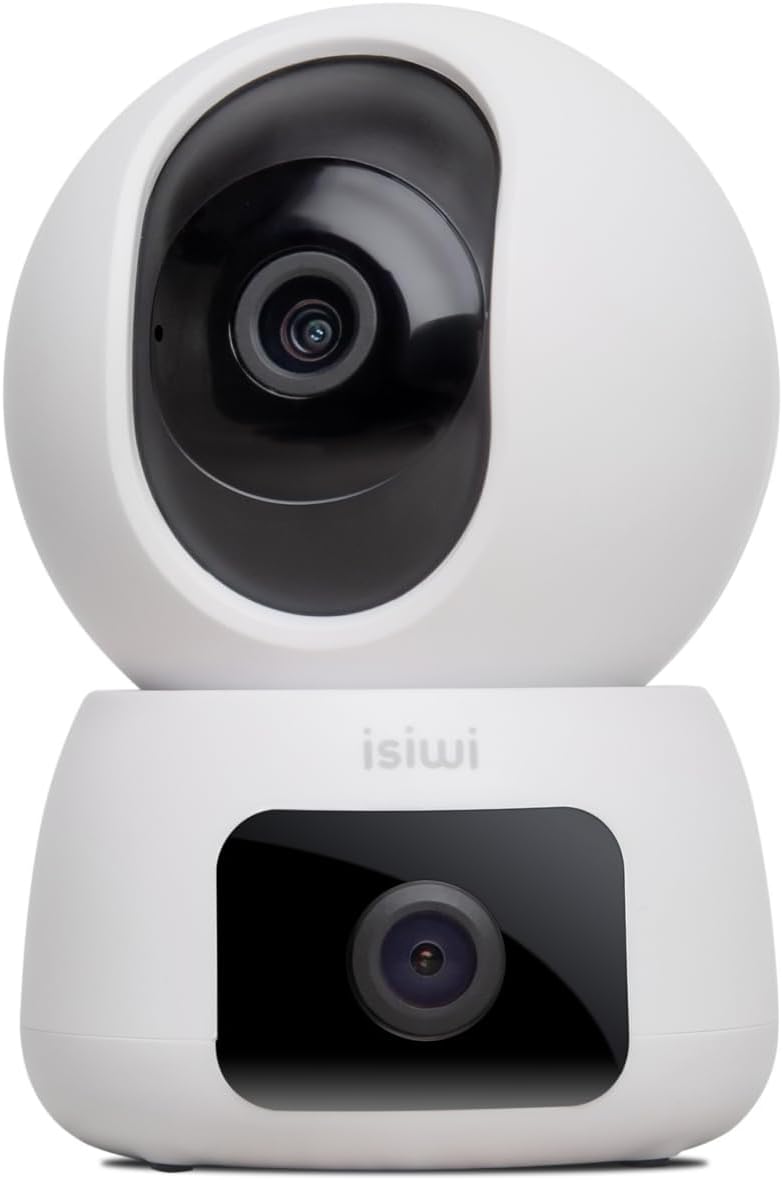 ISWI ISIWI TELECAMERA WIRELESS TWIN DOPPIA OTTICA 2K …