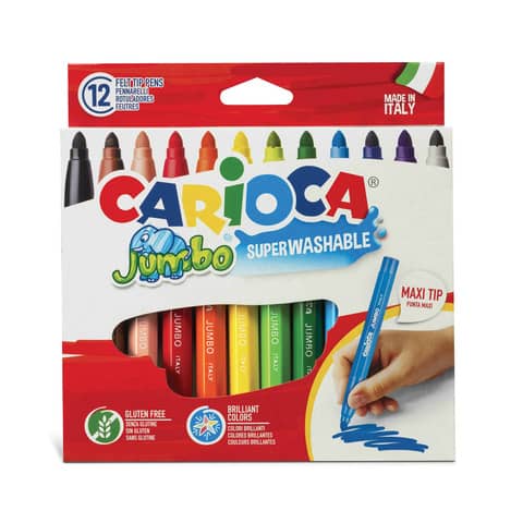 Pennarelli Jumbo - punta 6,0mm - colori assortiti …