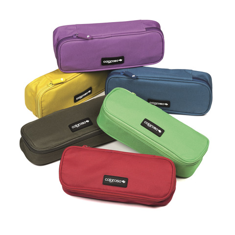 Astuccio ovale Colors - 23,5x9x5,5cm - colori assortiti …