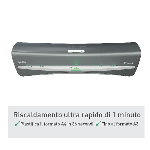 Plastificatrice ILam Office - A3 - Leitz