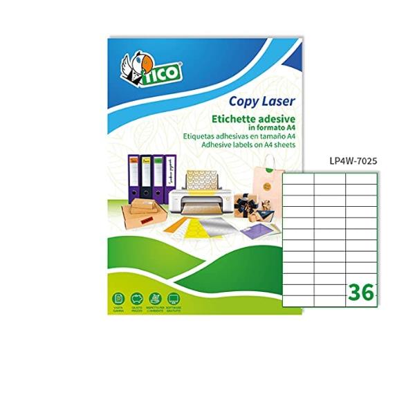 Etichette adesive LP4W - in carta - permanenti …