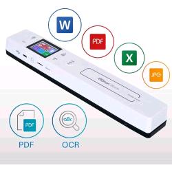 IRISCAN BOOK 7 DYSLEXIC SCANNER PORTATILE A4 A BATTERIE WIRELESS 1050 x 1050 DPI BIANCO