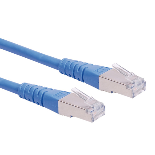 ROLINE CAVO S/FTP (PIMF) PATCHCORD CAT.6/CLASS E, BLU, …
