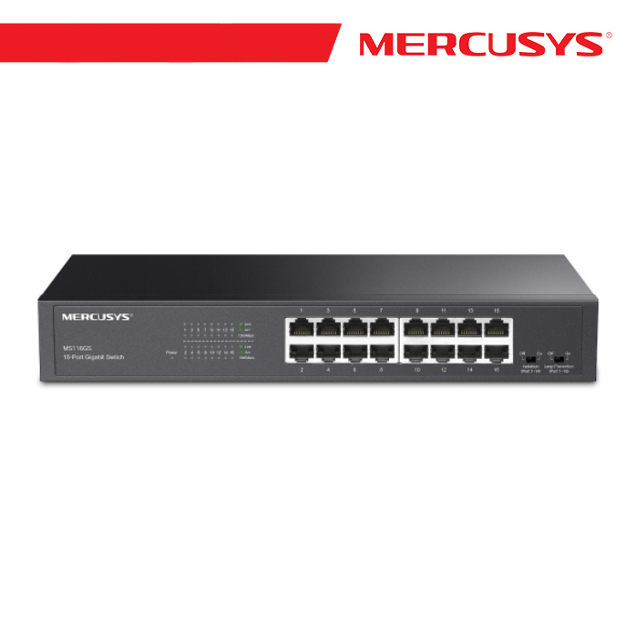 SWITCH 16PGIGABIT RACK\DESK