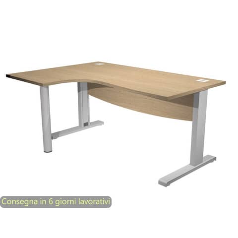 Scrivania Agorà Direction Compact - SX - fianco …
