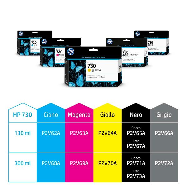 Hp - Cartuccia ink originale - 730 - …
