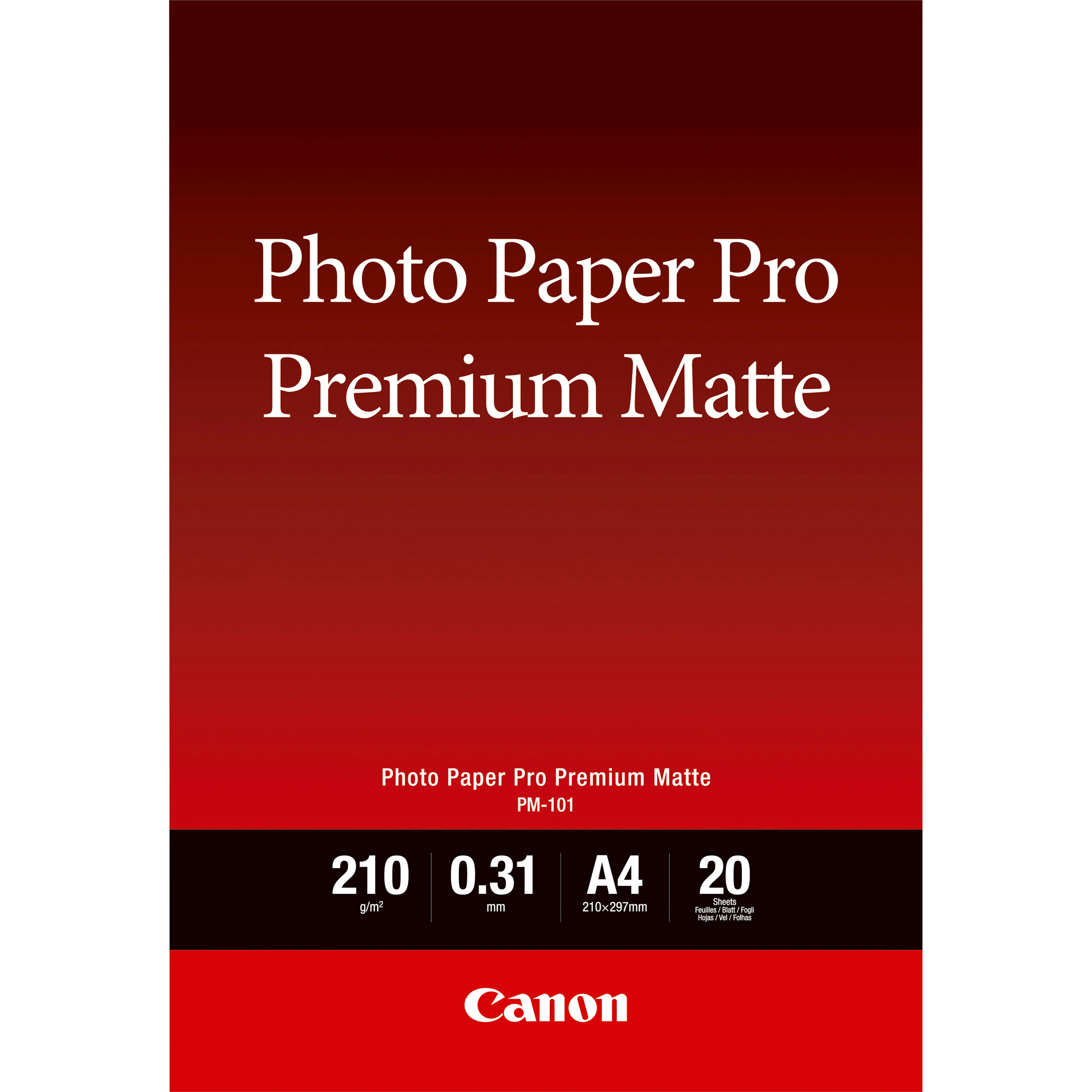 Canon - Carta fotografica Premium Matte PM-101 - …