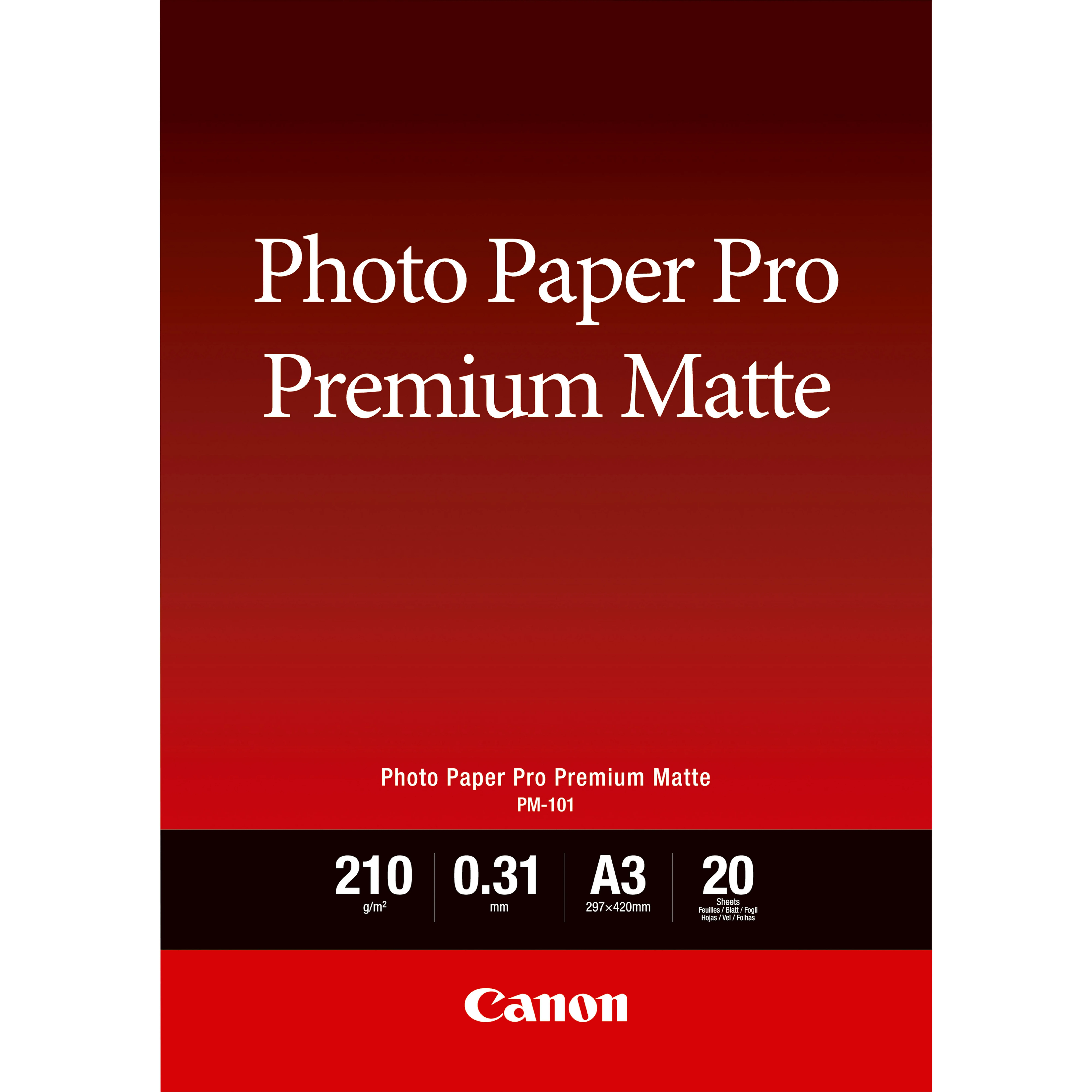 Canon - Carta fotografica Premium Matte PM-101 - …