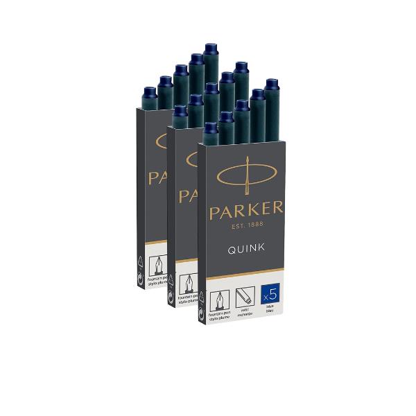 Parker Quink - Cartuccia inchiostro - nero (pacchetto …