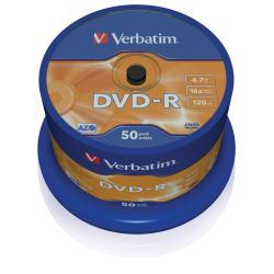 Verbatim - Scatola 50 DVD-R - argento lucido …