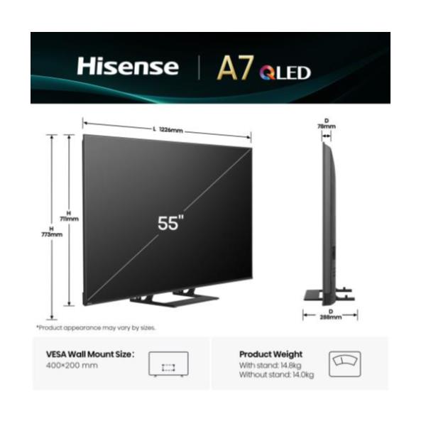 Hisense A7Q 55A79Q, 127 cm (50?), 3840 x …