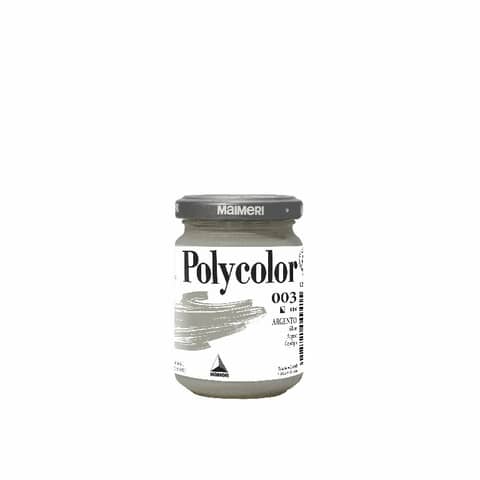 Colore vinilico Polycolor - 140 ml - argento …
