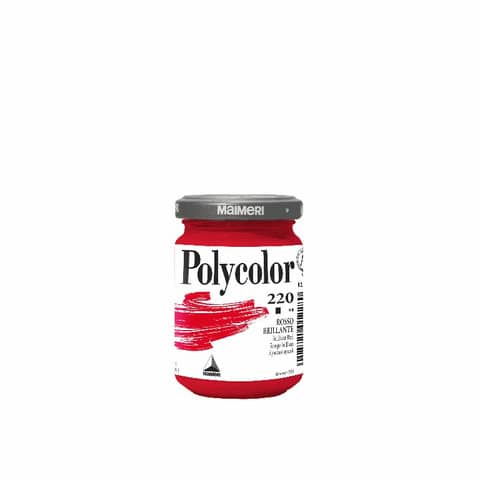 Colore vinilico Polycolor - 140 ml - rosso …
