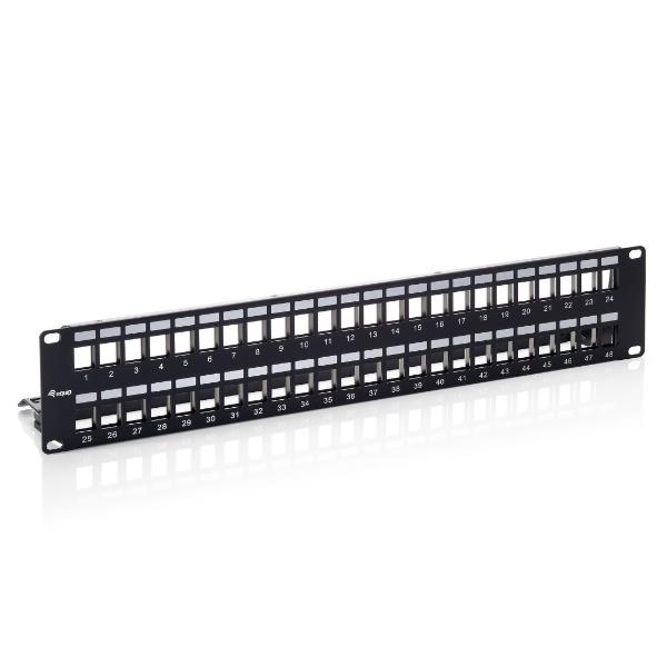 EQUIP CAT.6 PANEL 2U FOR 48 KEYSTONE JACK