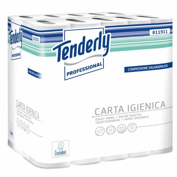 Carta igienica salvaspazio Tenderly - 160 strappi - …