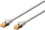 DIGITUS Professional - Cavo patch - RJ-45 (M) a RJ-45 (M) - 25 m - SFTP - CAT 6 - schermato, senza alogeni, antiaggrovigliamento - grigio