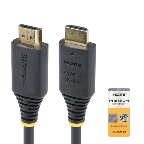 StarTech.com 1m (3.3ft) Premium Certified High Speed HDMI …