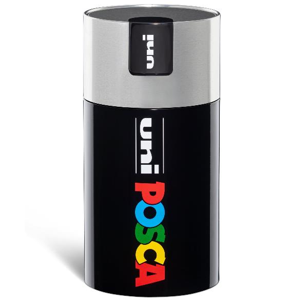 Gift Box c/coperchio argento 18 marcatori Uni Posca …