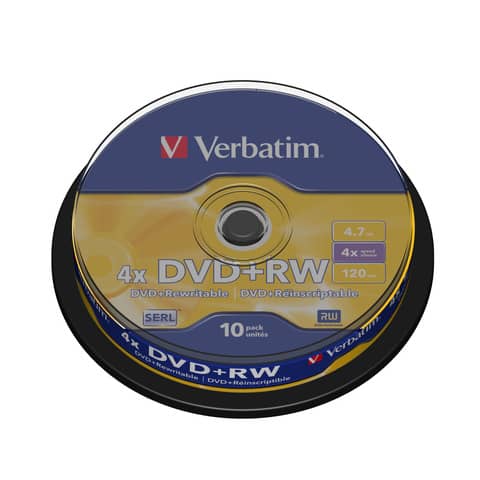 Verbatim - Scatola 10 DVD+RW - 43488 - …