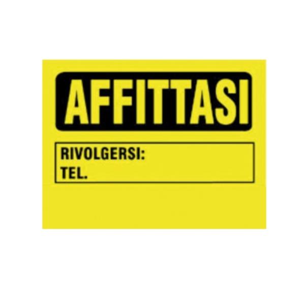 MARKIN CF5 CARTELLI AFFITTASI 230X330MM
