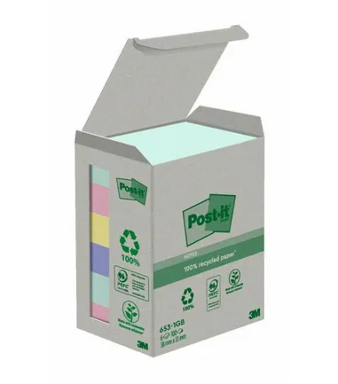 Blocco Post-it in carta riciclata - 653-1GB - …