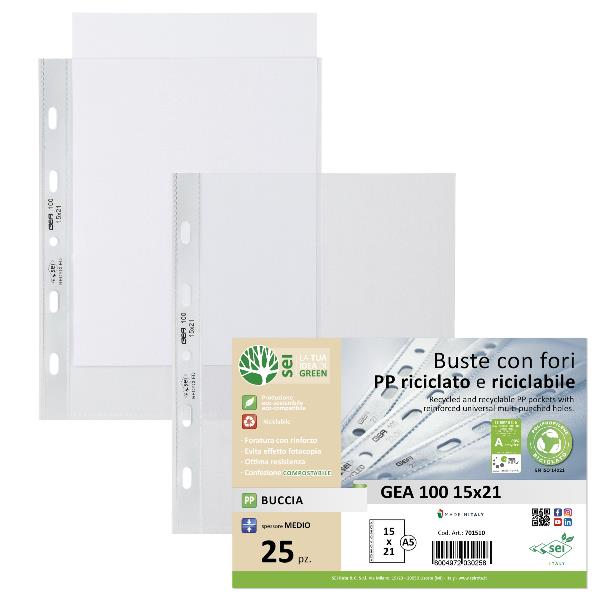 Buste forate Gea 100 - PP riciclato - …