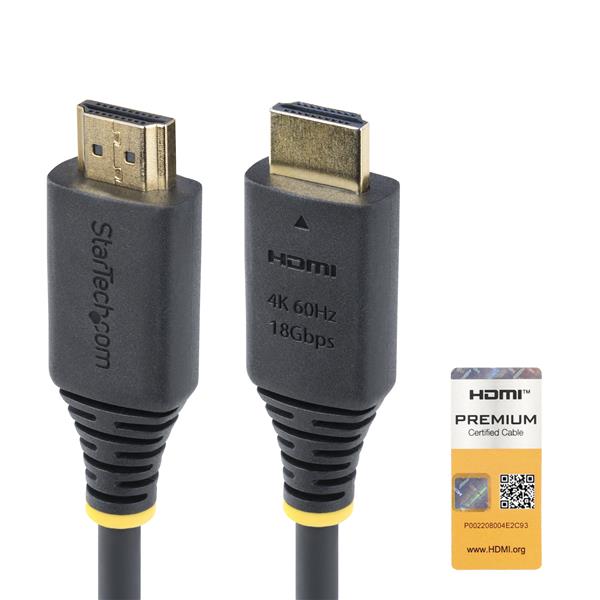 StarTech.com 1.6ft (50cm) Premium Certified High Speed HDMI …