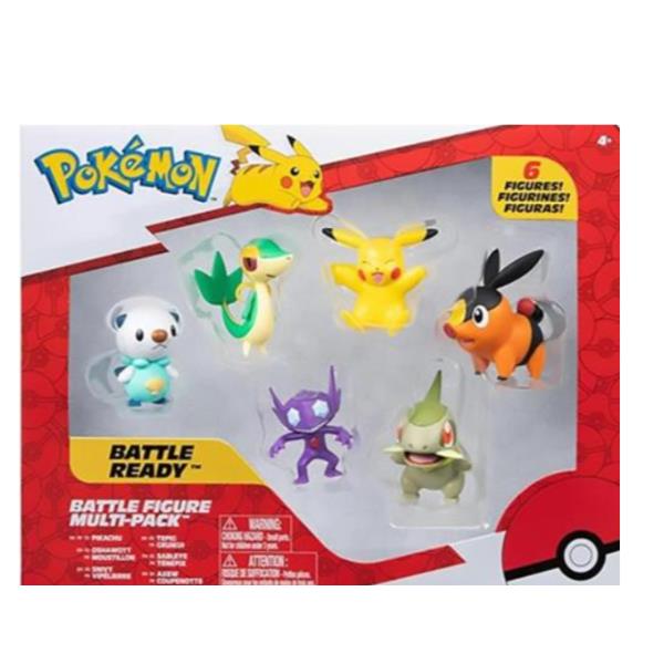 REI TOYS PKMN BATTLE FIGURE 6PERS DLX ASS.4