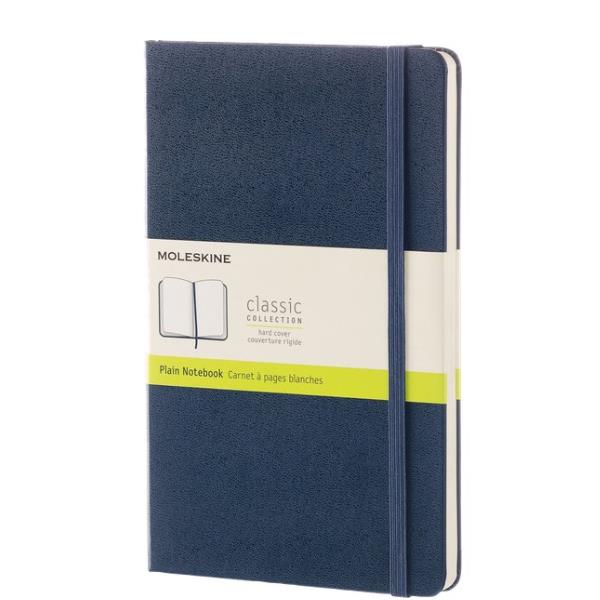 Moleskine TACCUINO LARGE BLU RIGIDO PAGINE BIANCHE
