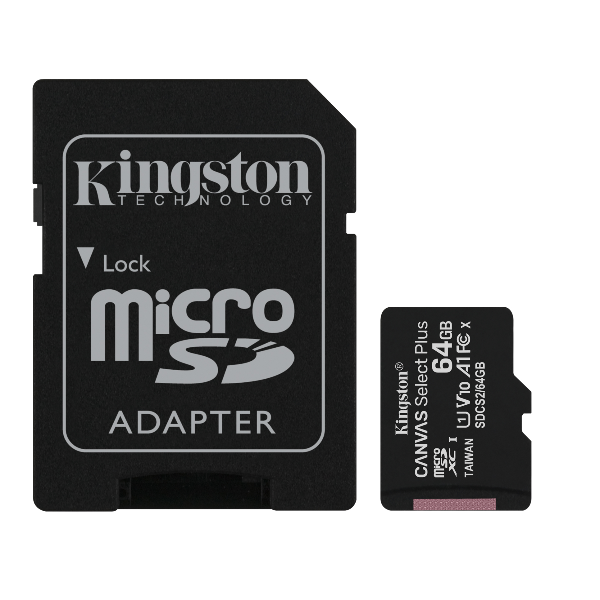 PARTI DI RICAMBIO 64GB MICSDXC CANVAS SELECT