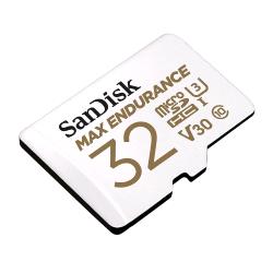 SanDisk Max Endurance - Scheda di memoria flash (adattatore microSDHC per SD in dotazione) - 32 GB - Video Class V30 / UHS-I U3 / Class10 - UHS-I microSDHC