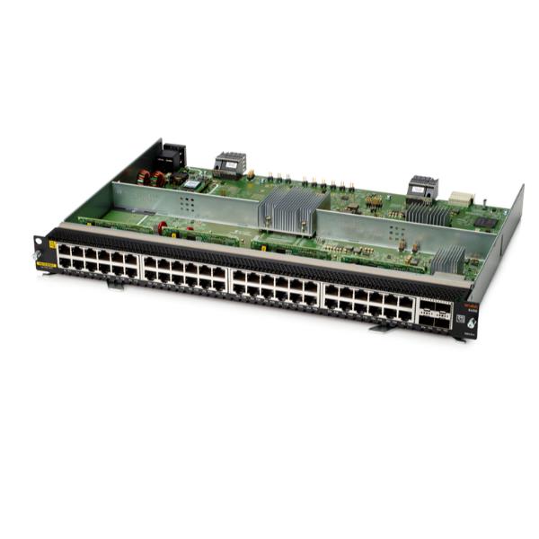 HPE Aruba 6400 - Modulo di espansione - Gigabit Ethernet (PoE) x 48 + Gigabit Ethernet x 4 - per HPE Aruba 6405, 6405 48SFP+, 6405 96G, 6410