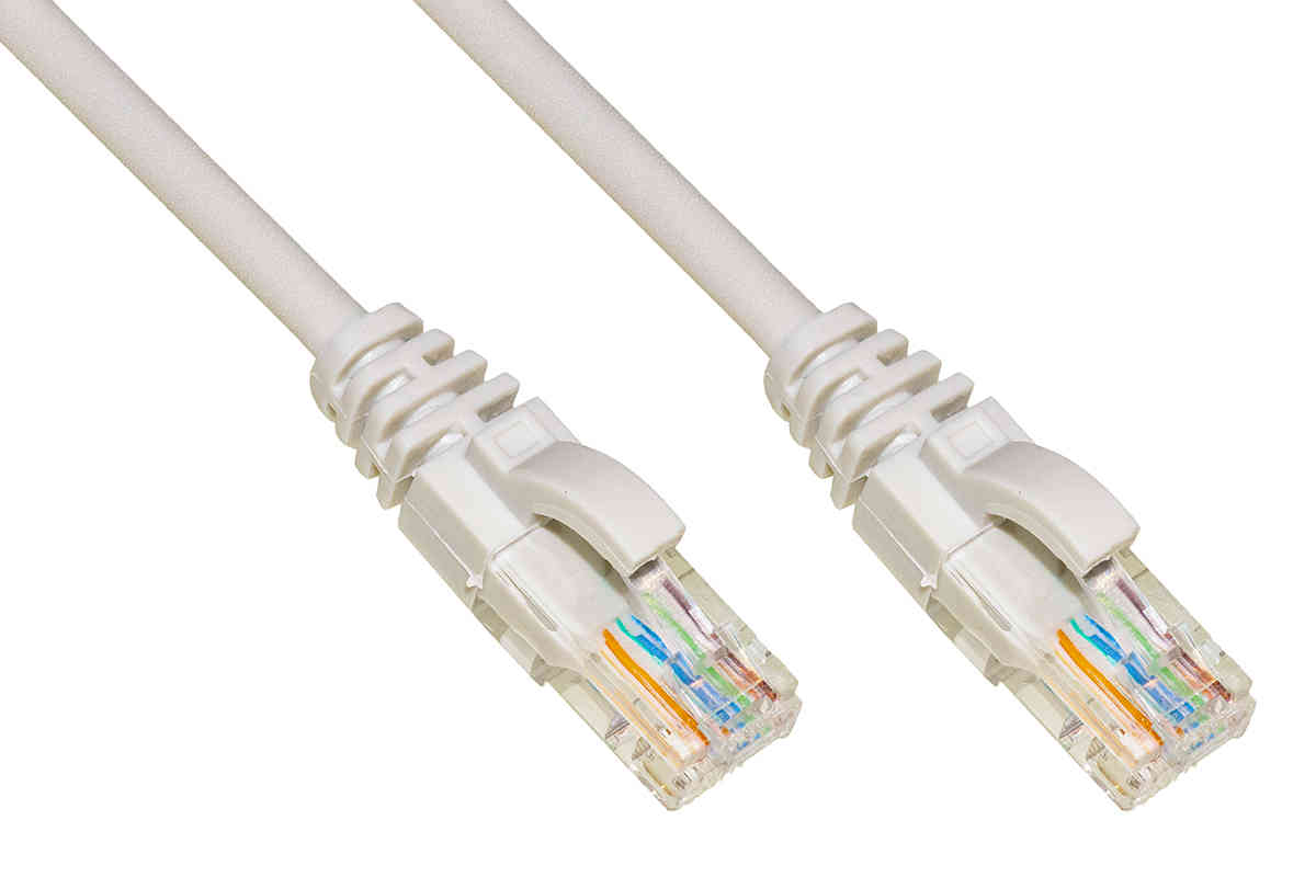 LINK CAVO RETE CATEGORIA 6 NON SCHERMATO UTP COLORE GRIGIO MT 3