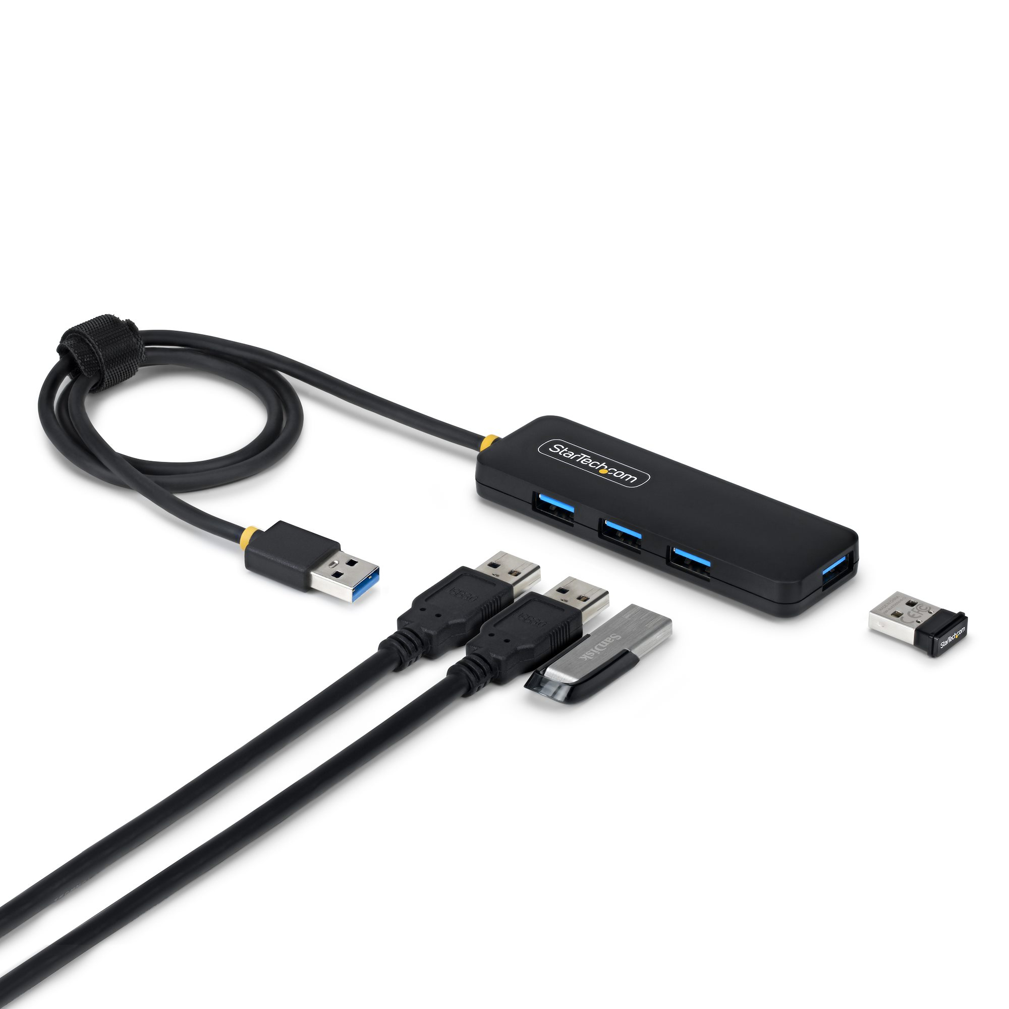 STARTECH HUB USB-A A 4 PORTE, 5GBPS