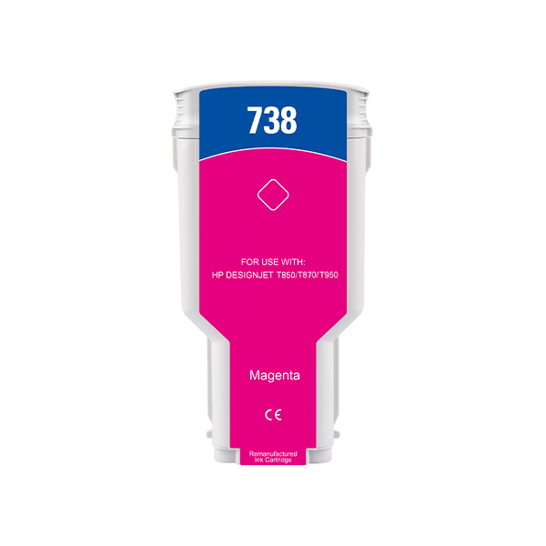 300ML MAGENTA REMAN HP DESIGNJET T850,T870,XT870,XT950#676M7A