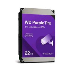 WD Purple Pro WD221PURP - HDD - 22 TB - sorveglianza, video smart - interno - 3.5" - SATA 6Gb/s - 7200 rpm - buffer: 512 MB