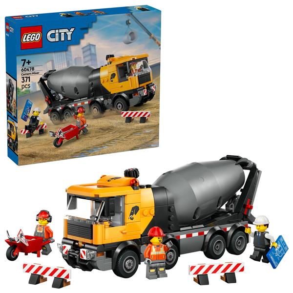 LEGO CITY BETONIERA CON VEICOLO DA CANTIERE 3 …