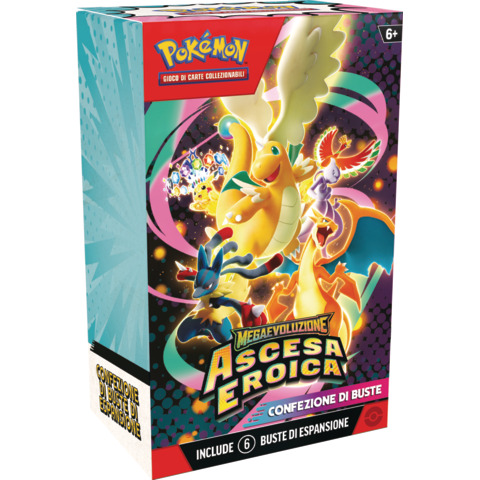POKEMON PKMN 6 BUSTE M2.5 ASCESA EROICA