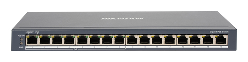 SWITCH HIKVISION GIGABIT CASE METALLICO POE - SOHO 8 GIGABIT POE PORTS, 8 GIGABIT RJ45, 802.3AF/AT,