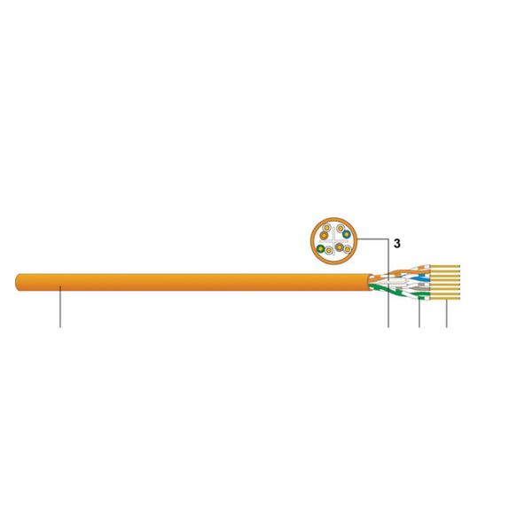 Datwyler CAVO UUTP CAT.6 CCA ARANCIO 500M