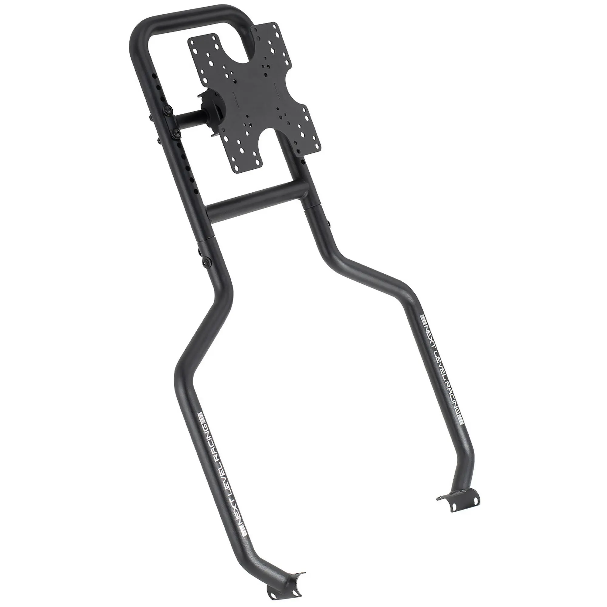 NEXT LEVEL RACING GO KART DIRECT MONITOR MOUNT SUPPORTO DIRETTO PER MONITOR NLR GO KART PLUS IN ACCIAIO AL CARBONIO NERO