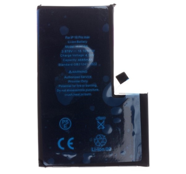 BATTERIA PER IPHONE 16 PRO MAX 4685MAH LI-ION …