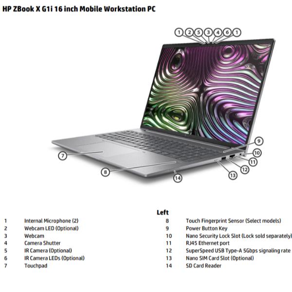 HP ZBOOK X G1i 16 AI WORKSTATION MOBILE …